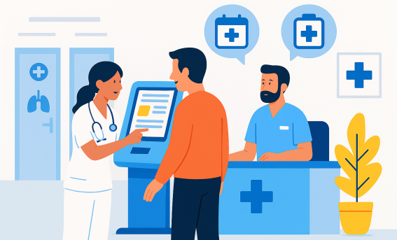  Website of the central district hospital