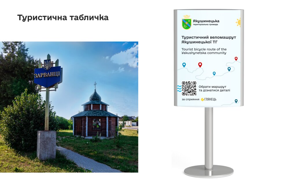 Таблички, білборди та зупинки